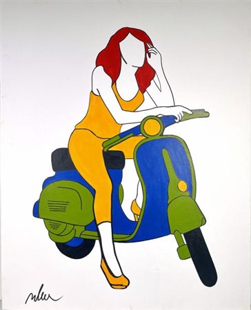 Marco Loldola “Pin up in vespa”