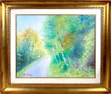 Umberto Lilloni “Strada al Monte Generoso” 1967