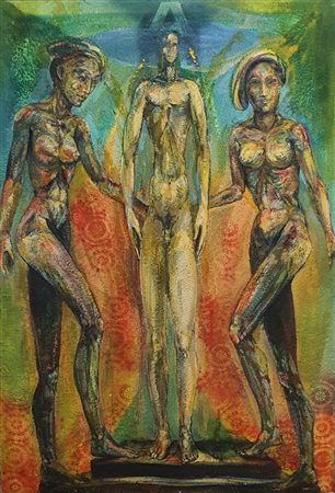 Bruno Ceccobelli “Adamo di luce” 1997