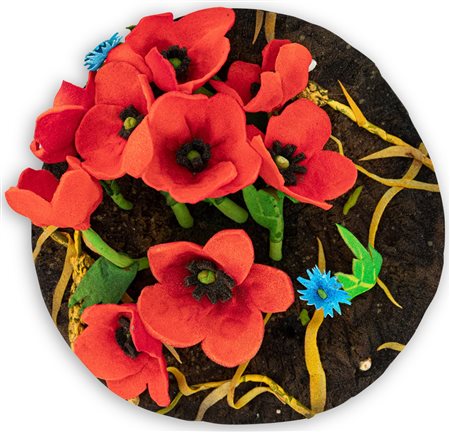 Piero Gilardi “Papaveri” 1988