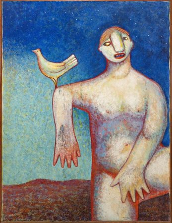 Juan Esperanza “Uomo e uccello” 1991