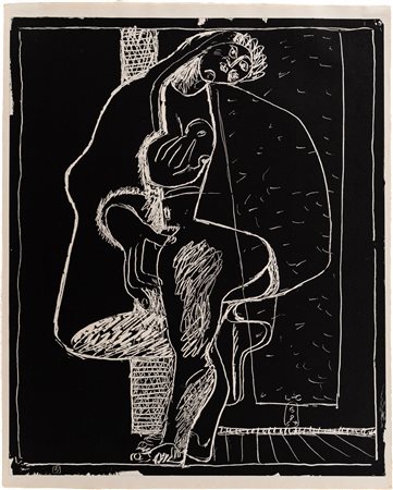 ...apparue devant la porte