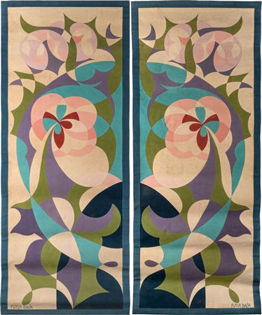 Farfalle in movimento e fiori futuristi (Balfiore)