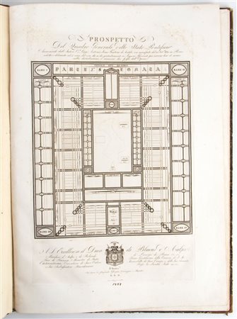 Prospetto del quadro generale dello Stato Pontificio annunciato dall’autore Luigi Antonio Senes Trestur di Antibo..., (1822)