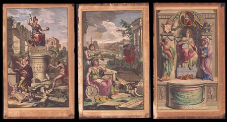 Lotto di tre frontespizi, 1704