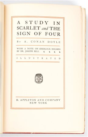 CONAN DOYLE A. Works of Arthur Conan Doyle with  preface and notes by the author and photogravures illustrations, New York, Appleton, 1902-1903