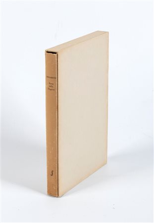 GIACOMO MANZÙ | GIUSEPPE UNGARETTI, Morte delle stagioni, Torino: Fògola, 1967.