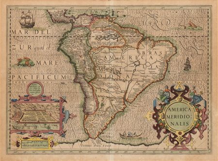 Jodocus Hondius [Sud America] America Meridionalis