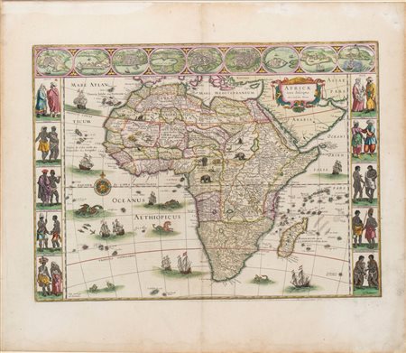 Willem Janszoon Blaeu [Africa] Africae nova descriptio