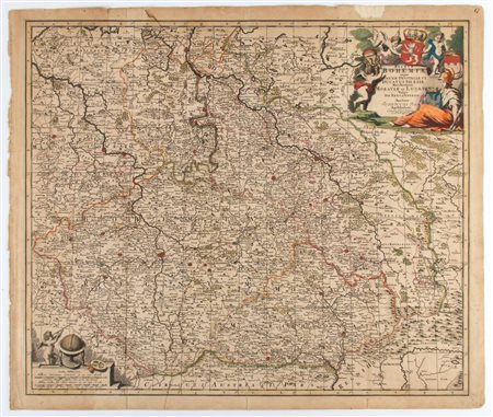 Johannes de Ram [Europa - Republica Ceca - Polonia - Germania] Regnum Bohemiae eique annexae provinciae ut Ducatus Silesiae, Marchionatus Moraviae et Lusatiae, vulgo die Erb-Landeren
