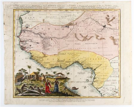 [Africa] Guinea Propria, Nec Non Nigritiae Vel Terrae Nigorum... Aethiopia Inferior..., 1743