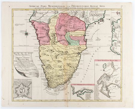 Tobias Conrad Lotter [Africa] Africae Pars Meridionalis cum Promontorio Bonae Spei...