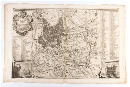 Carlo Nolli Nuova Pianta di Roma data in luce da Giambattista Noli l'anno M DCC XLVIII