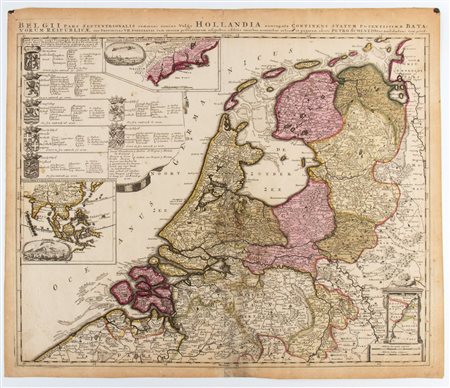 Pieter Schenck II [Europa - Belgio - Olanda] Belgii pars Septentrionalis communi nomine vulgo Hollandia