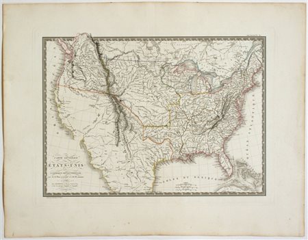 [Mondo - USA] Carte Generale des Etats-Unis De L'Amerique Septentionale, 1820