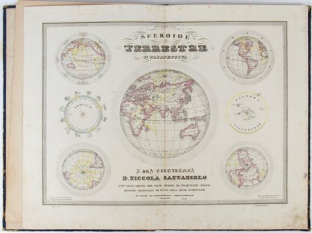 [Mondo] Atlante Geografico, Napoli 1839
