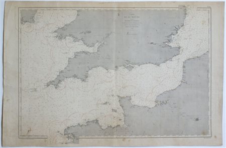 [Carte nautiche - Europa - Canale della Manica] Carte de la Manche publiée par ordre de l'Empereur, 1865