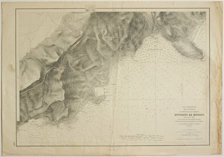 [Carte nautiche - Monaco] Environs de Monaco, 1898 (aggiornata 1909)