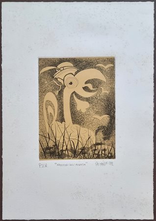 CREMONESE ANTONIO Roma 1949 "Apoteosi dell'Albagia"