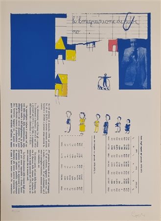 GELLI FRANCO Parabita 1930 - 1997 "Senza titolo"
