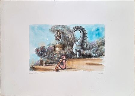 MORELLI VINCENZO Bagnacavallo 1896 - Bogliaco 1976 "Senza titolo"