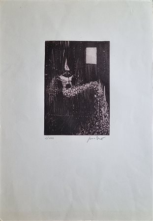 PEVERELLI CESARE Milano 1922 - Parigi 2000 "Senza titolo"