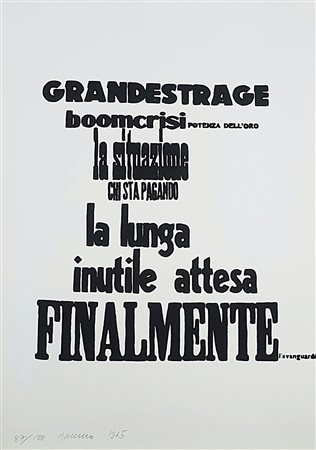 SARENCO - ISAIA MABELLINI Vobarno 1945 - Salò 2017 "Selected graphics"