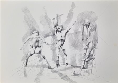 ATTARDI UGO Sori 1923 - Roma 2006 "Achilleus II"