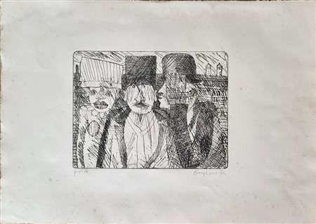 BORGHESE FRANZ Roma 1941 - 2005 "Senza titolo"