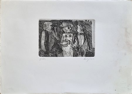 BORGHESE FRANZ Roma 1941 - 2005 "Senza titolo"