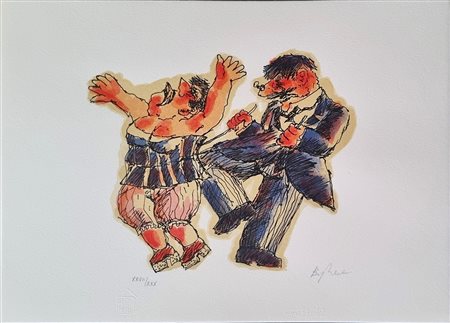 BORGHESE FRANZ Roma 1941 - 2005 "Senza titolo"