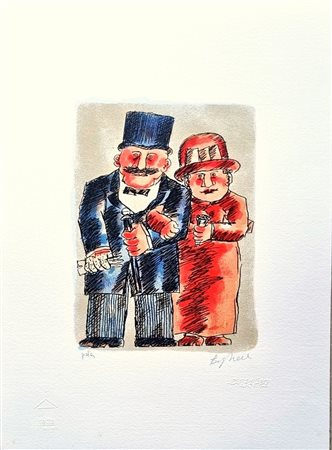 BORGHESE FRANZ Roma 1941 - 2005 "Senza titolo"