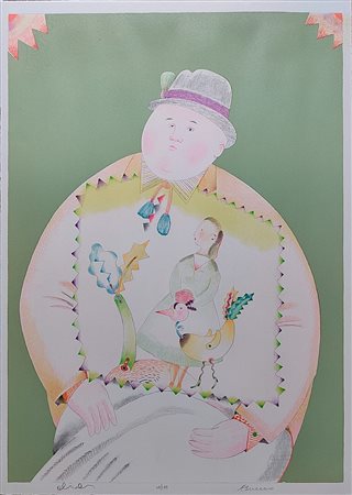 BUENO ANTONIO Berlino 1918 - Fiesole 1984 "Senza titolo"