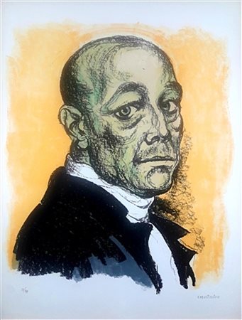 CANTATORE DOMENICO Ruvo di Puglia 1906 - Parigi 1998 "Autoritratto"