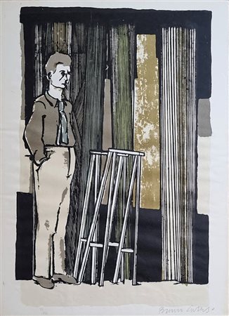 CARUSO BRUNO Palermo 1927 - Roma 2018 "Senza titolo"