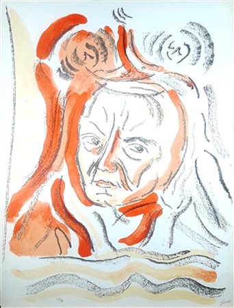 GUIDI VIRGILIO Roma 1891 - Venezia 1984 "Autoritratto"