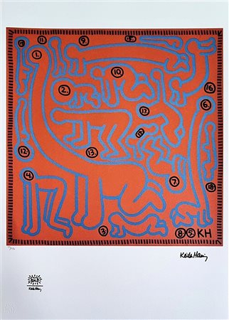 HARING KEITH Pennsylvania 1958 - New York 1990 "Senza titolo"