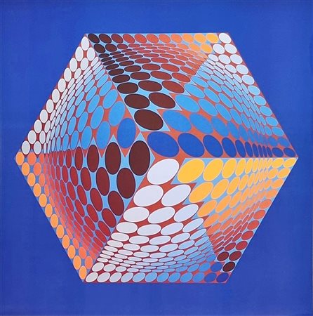 VASARELY VICTOR Ungheria 1906 - Parigi 1997 "Tupa-3"