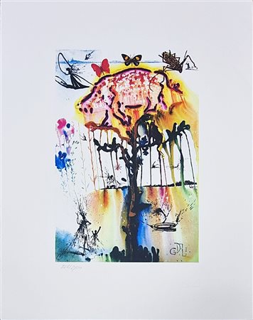 DALI' SALVADOR Spagna 1904 - 1989 "Senza titolo"