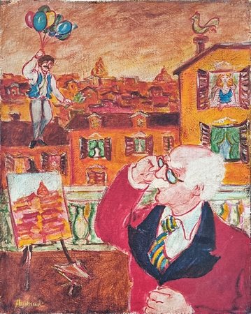 ANDRIUOLI MIMMO Pietrapertosa 1946 "Senza titolo"