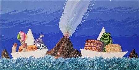 APHEL FABIO Cavalese (TN) 1957 "Due bastimenti carichi di..."