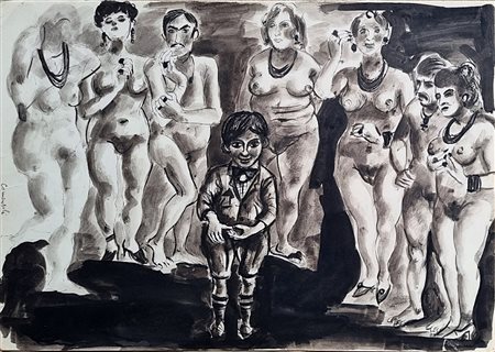 COMENSOLI MARIO Lugano 1922 - Zurigo 1993 "Iniziazione"