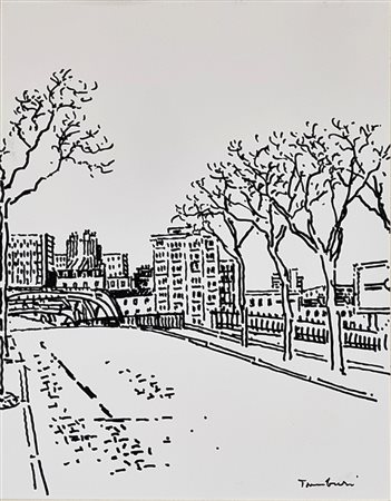 TAMBURI ORFEO Jesi 1910 - Parigi 1994 "Senza titolo"