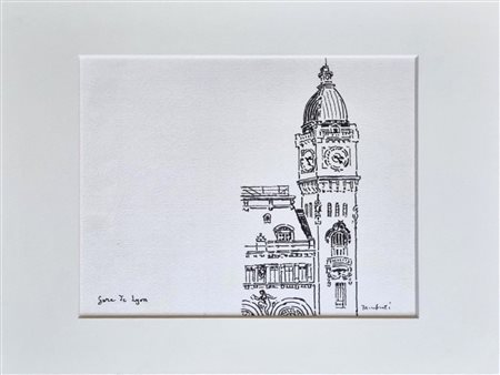 TAMBURI ORFEO Jesi 1910 - Parigi 1994 "Gare de Lion"