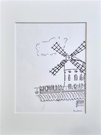 TAMBURI ORFEO Jesi 1910 - Parigi 1994 "Moulin rouge"