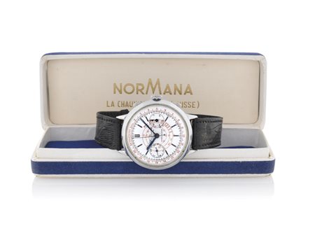 NORMANANORMANA CRONOGRAFO ANNI '30.C. in metallo cromato con pulsanti ad...