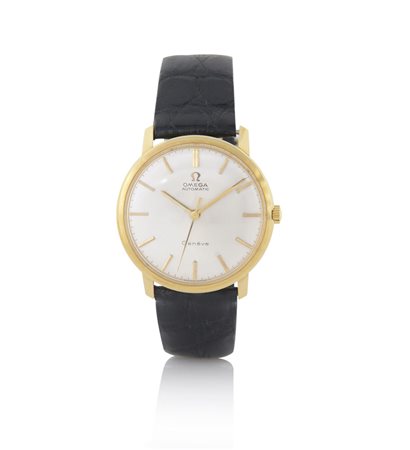 OMEGAOMEGA AUTOMATIC ANNI '50.C. n. 161033 in oro giallo 18 kt. Q. argentato...