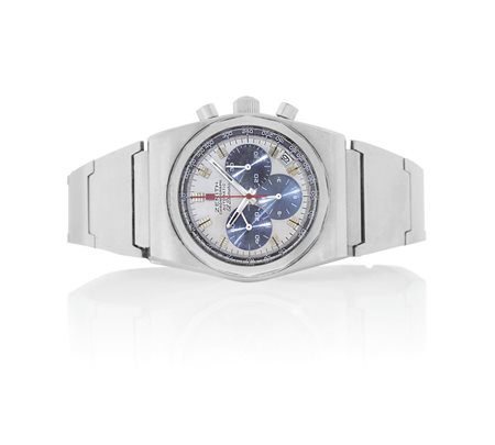 ZENITHZENITH EL PRIMERO CRONOGRAFO ANNI '70.C. tonneau in acciaio con...