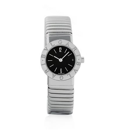 BULGARIBULGARI "TUBOGAS" ANNI '90.C. in oro acciaio con logo inciso sulla...