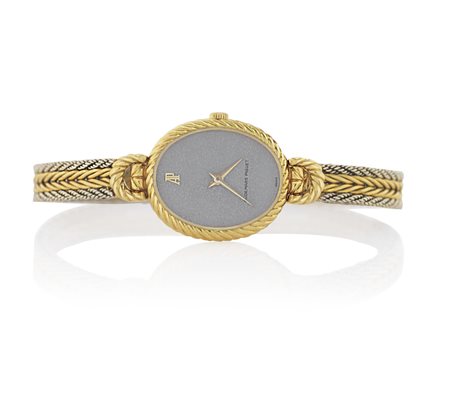 AUDEMARS PIGUETAUDEMARS PIGUET ANNI '80.C. ovale in oro giallo 18 kt con...